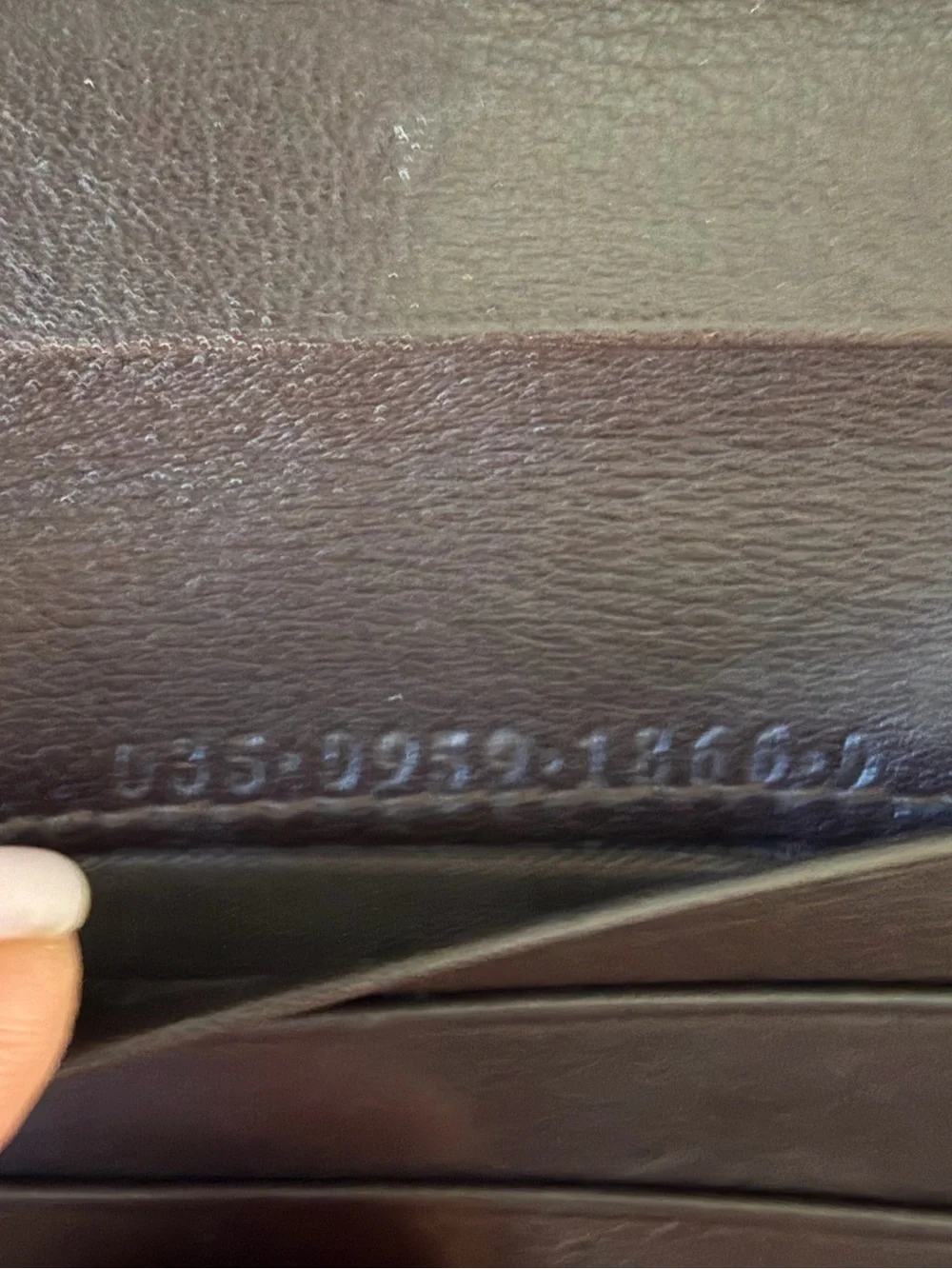 Gucci Bamboo Accent Compact Bifold Dark Brown Leather Wallet - Picture 10 of 11